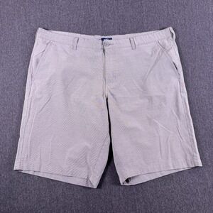 George Mens Gray Flat Front Comfort Eeryday Wear‎ Outdoor 10.5" Chino Shorts 46